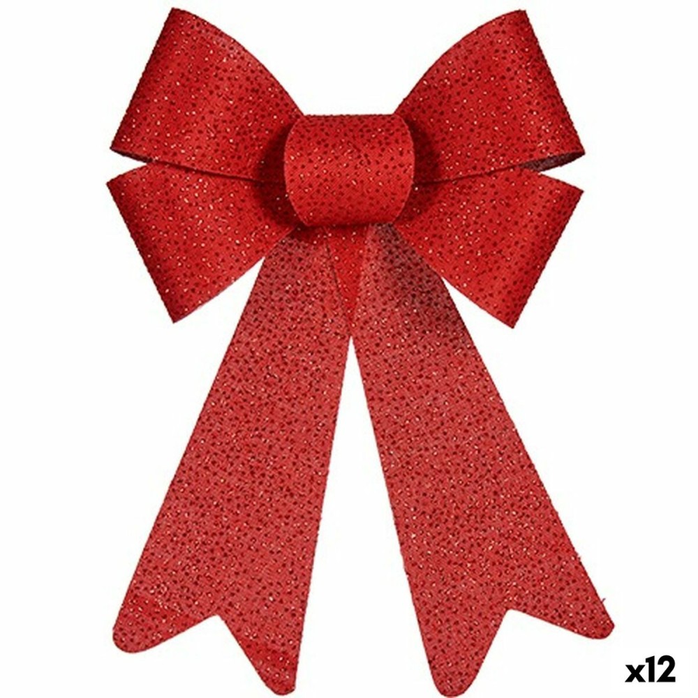 Lasso Krist+ HJ1-12015 Red PVC 16 x 24 x 4 cm Christmas bauble (12 Units)