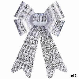 Lien Krist+ HJ1-12006 Argenté PVC 16 x 24 x 4 cm Décorations de Noël (12 Unités)