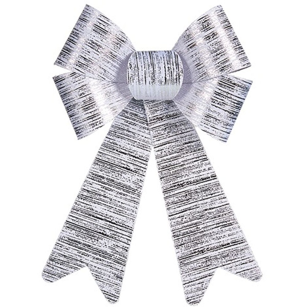 Lien Krist+ HJ1-12006 Argenté PVC 16 x 24 x 4 cm Décorations de Noël (12 Unités)