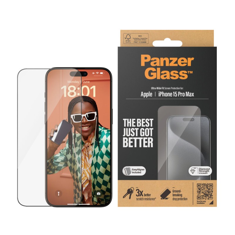 Bildschirmschutz fürs Handy Panzer Glass 2812 Apple