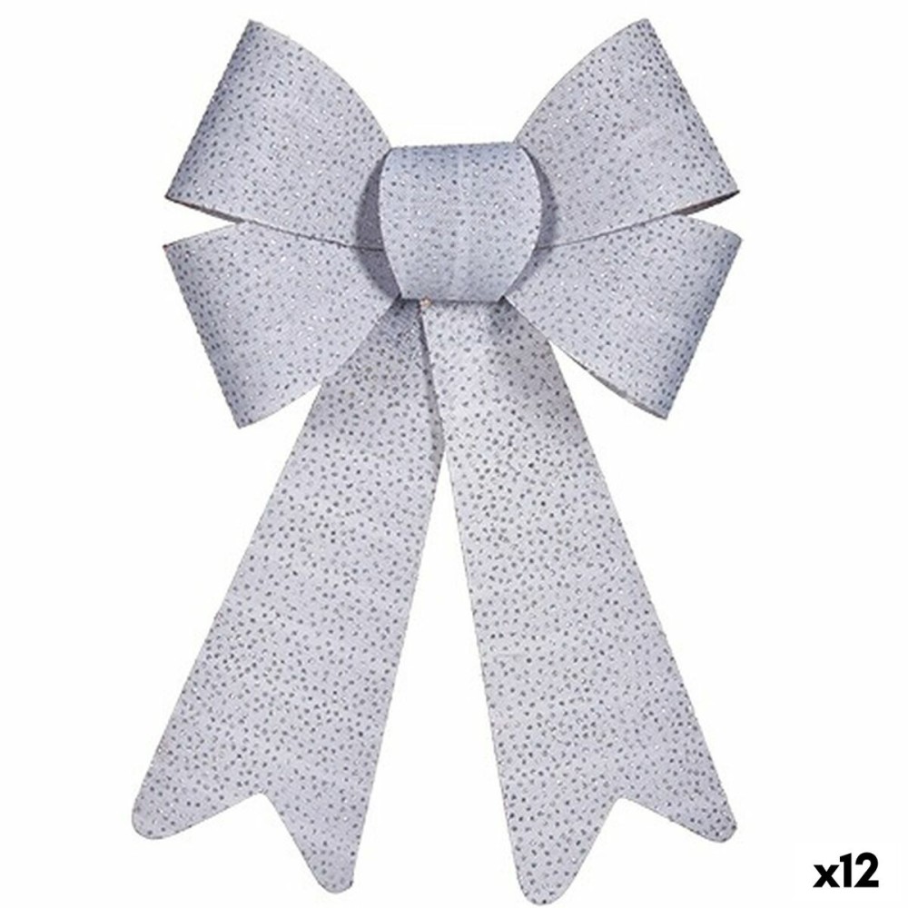 Lien Krist+ HJ1-12012 Argenté PVC Points 16 x 24 x 4 cm Décorations de Noël (12 Unités)