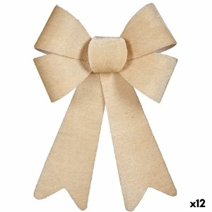 Lasso Krist+ HJ1-12042 Beige PVC 16 x 24 x 4 cm Christmas bauble (12 Units)