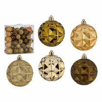 Weihnachtskugeln-Set 7 cm grün Gold PVC (4 Stück)