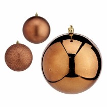 Set of Christmas balls Krist+ 00780 Brown Plastic (6 Units)