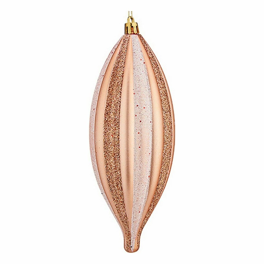 Christmas Decorations Set Krist+ 00904 Copper PVC Streched 3 x 3 x 18 cm (12 Units)