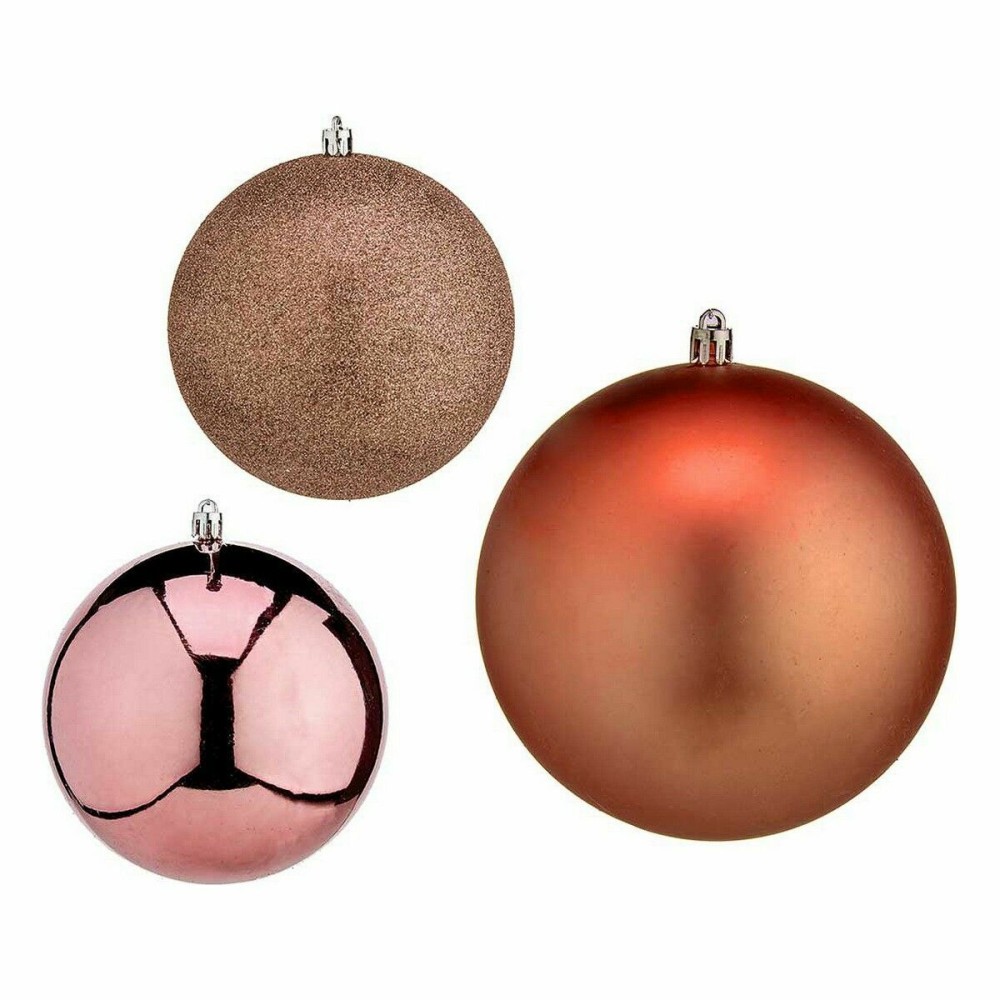 Set of Christmas balls Krist+ 00786 Copper Plastic (6 Units)