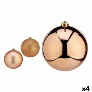Weihnachtskugeln-Set Krist+ 00749 Kupfer Kunststoff (4 Stück)