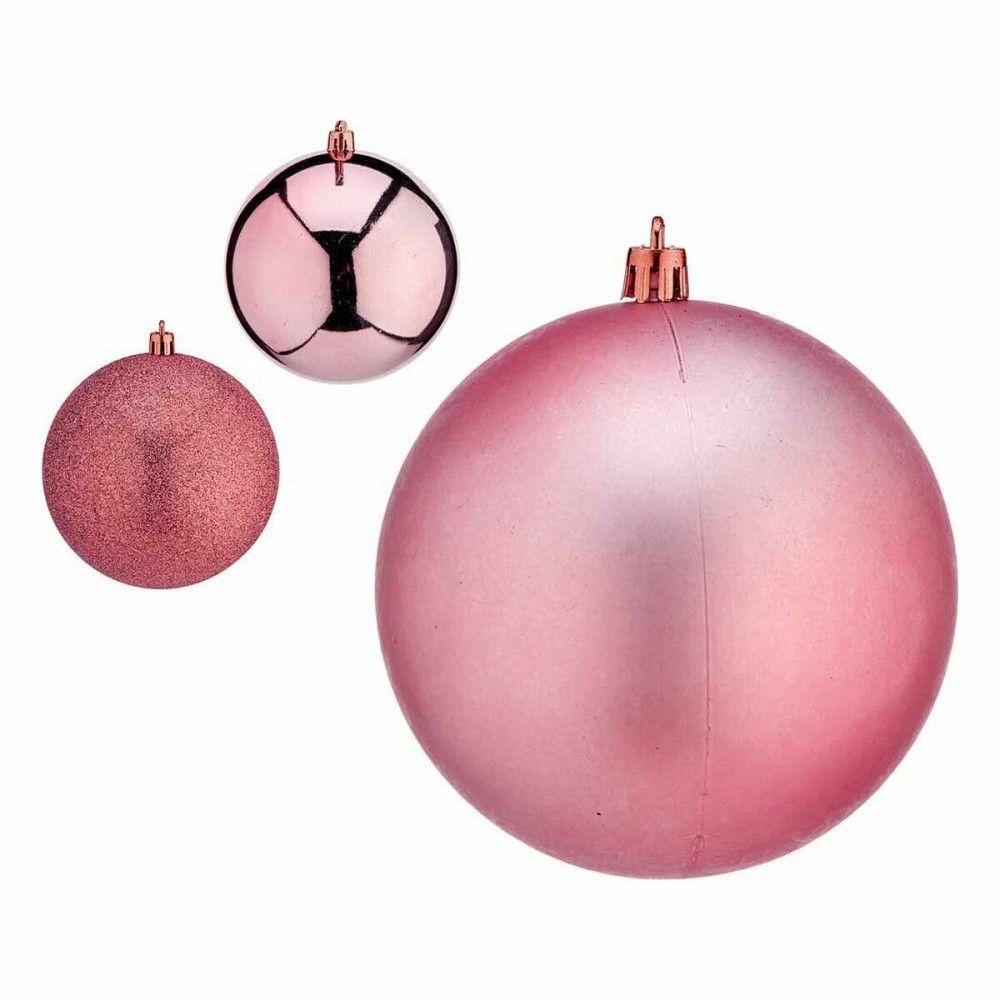 Weihnachtskugeln-Set Krist+ 00810 Rosa Kunststoff (6 Stück)