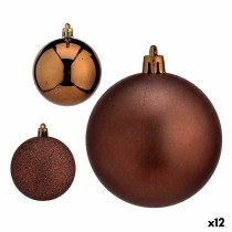 Weihnachtskugeln-Set Krist+ 00783 Braun Kunststoff (12 Stück)