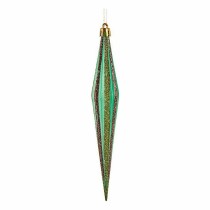 Ensemble Décorations de Noël Krist+ 00901 Vert Doré Allongé 3 x 8,5 x 19 cm (12 Unités)