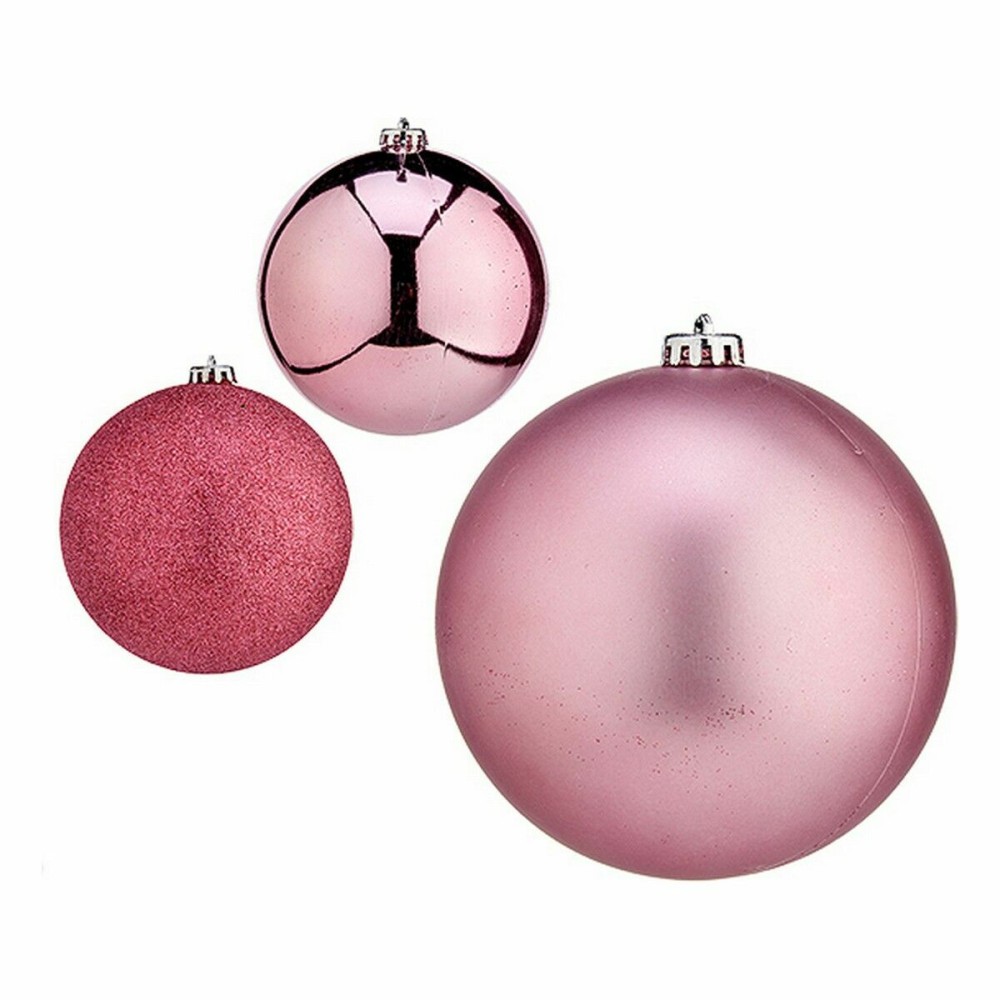 Weihnachtskugeln-Set Krist+ 00785 Rosa (4 Stück)