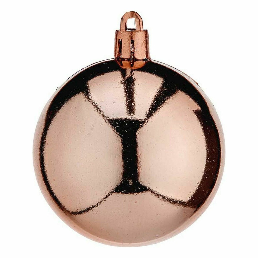 Lot de boules de Noël Krist+ 00466-4 Cuivre Plastique (12 Unités)
