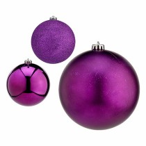 Weihnachtskugeln-Set Krist+ 00833 Lila Kunststoff Ø 15 cm (4 Stück)