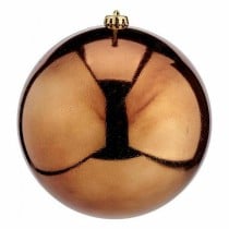 Boule de Noël Marron Plastique 20 x 20 x 20 cm (12 Unités)