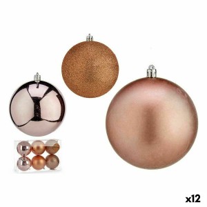 Weihnachtskugeln-Set Krist+ 00727 Rosa Kunststoff (12 Stück)