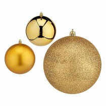 Lot de boules de Noël Krist+ 00792 Doré Plastique (6 Unités)