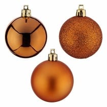 Set of Christmas balls Orange 5 x 6 x 5 cm (48 Units)