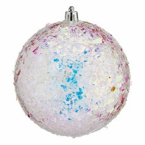 Set of Christmas balls Silver 10 cm (12 Units)