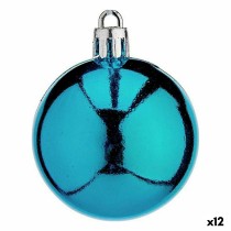 Set of Christmas balls Blue Plastic 5 x 6 x 5 cm (12 Units)