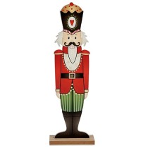 Nutcracker Krist+ 19XD35241 White Black Red Green Wood 10 x 60 x 19 cm Nutcracker (6 Units)