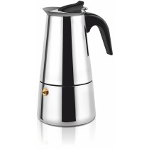 Cafetière Italienne Haeger CP-06S.001A Noir Acier inoxydable 6 Tasses