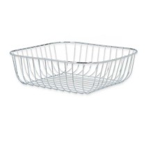 Obstschale Kinvara CN-W7267-2 CHROME Silberfarben Metall 30 x 9 x 30 cm (6 Stück)