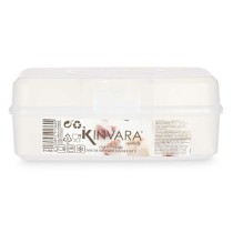 Box with compartments Kinvara 02 1178 Transparent Plastic 21,5 x 8 x 14,6 cm (12 Units)