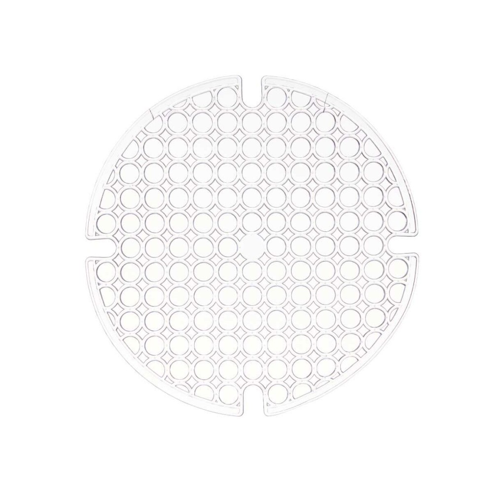 Non-slip Mat Kinvara 29100272 Transparent Plastic 29 x 0,1 x 29 cm Sink (12 Units)