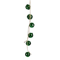 Christmas bauble Krist+ 00547-2 Green Plastic Rattle 58 x 3 x 3 cm (24 Units)