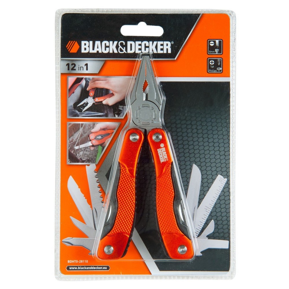 12 in 1 Multiwerkzeug Black & Decker bdht0-28110 Orange