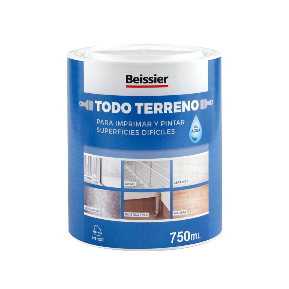 Peinture acrylique Beissier Todo Terreno 70396-021 Apprêt Blanc 750 ml