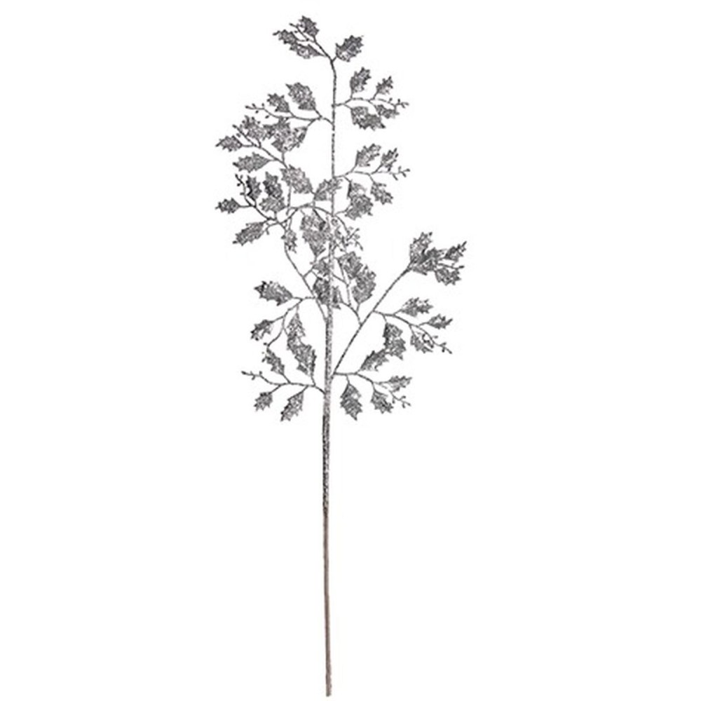 Branch Krist+ K19121060-5 Silver Glitter 41 x 75 x 2,5 cm (12 Units)