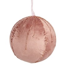 Set of Christmas balls Krist+ 19A5453-PR Pink Polyester (4 Units)