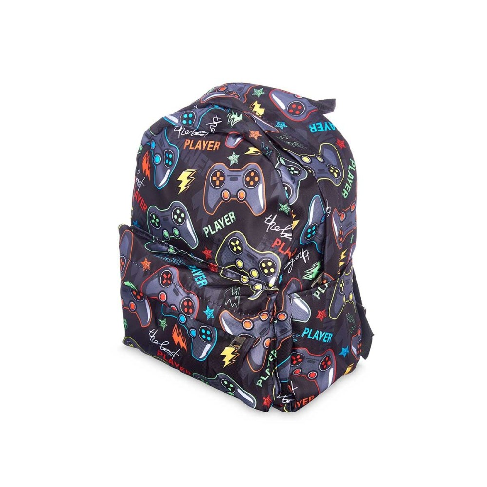 School Bag Pincello Games Multicolour 28 x 12 x 22 cm (12 Units)