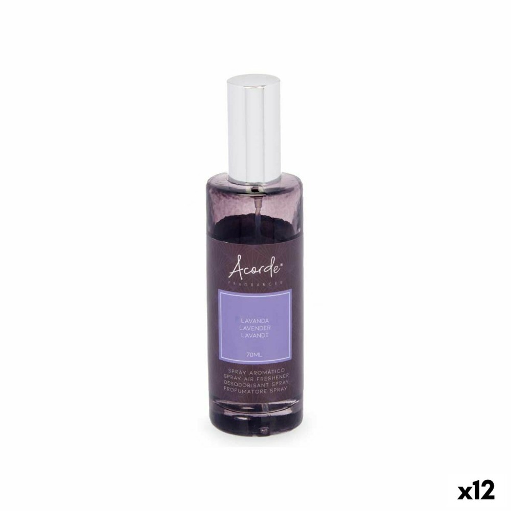 Air Freshener Spray Acorde G-519 Lavendar 70 ml (12 Units)