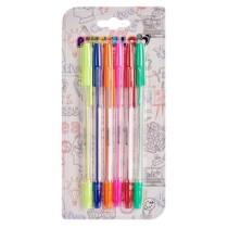 Ensemble de Stylos Pincello 492 Jaune Bleu Rouge Vert Multicouleur Orange (12 Unités)