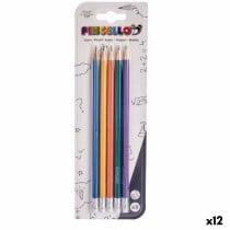 Ensemble de Crayons Pincello 499 Jaune Bleu Vert Multicouleur Orange Gâteau (12 Unités)