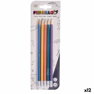 Ensemble de Crayons Pincello 499 Jaune Bleu Vert Multicouleur Orange Gâteau (12 Unités)