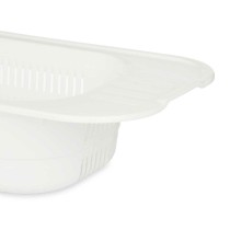 Draineur Kinvara 04 1314 Blanc Plastique 47 x 9,5 x 22 cm (24 Unités)