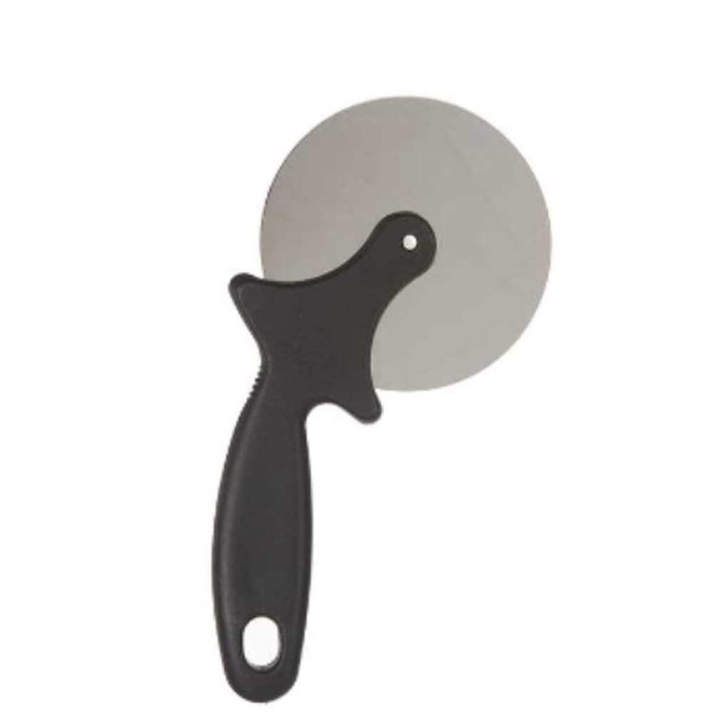 Pizza Cutter Kinvara KT171186 Black Silver Stainless steel polypropylene 21 x 1,5 x 10 cm (12 Units)