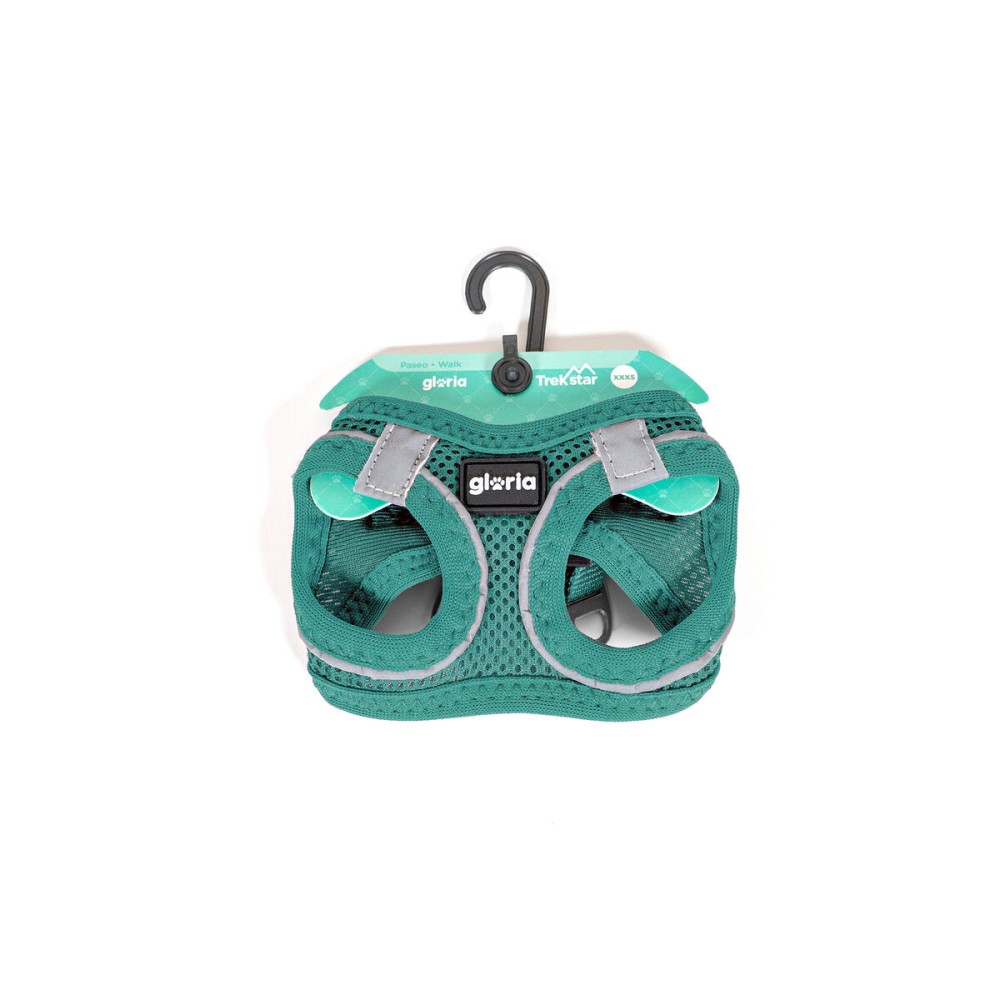 Dog Harness Gloria Trek Star 32,8-35,4 cm 45-47 cm Turquoise M