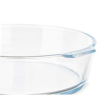 Kochschüssel Vivalto T11-16 Durchsichtig Borosilikatglas 1,6 L 23 x 6 x 20 cm Mit Griffen (12 Stück)