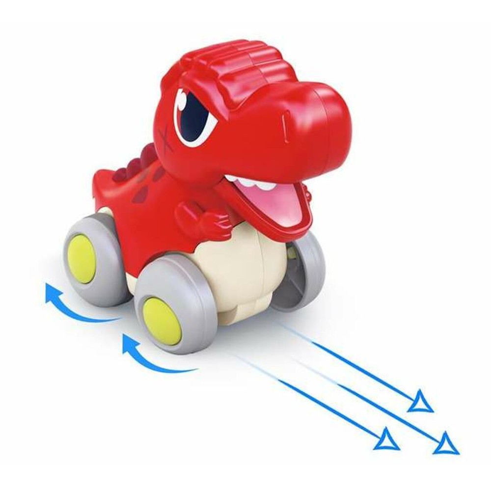 Voiture de friction 13 x 12 x 13 cm Dinosaure Rouge