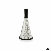 Grater Kinvara KT224145PA Black Silver Stainless steel ABS TPR 11,5 x 24,5 x 11,5 cm (12 Units)