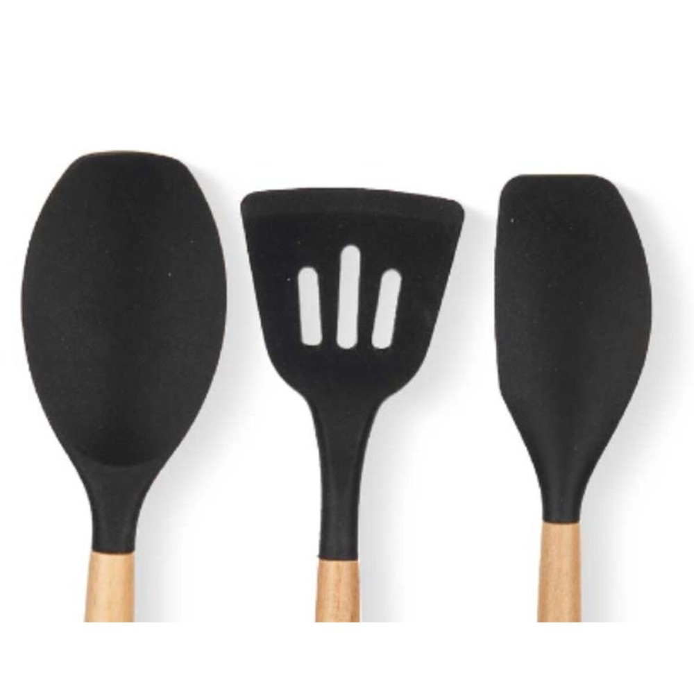 Kitchen Utensils Set Kinvara KT190069 Wood Silicone (6 Units)