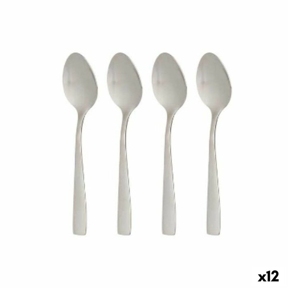 Dessert spoon set Kinvara 86907 Silver Stainless steel 2,7 x 13,5 x 0,3 cm Dessert (12 Units)