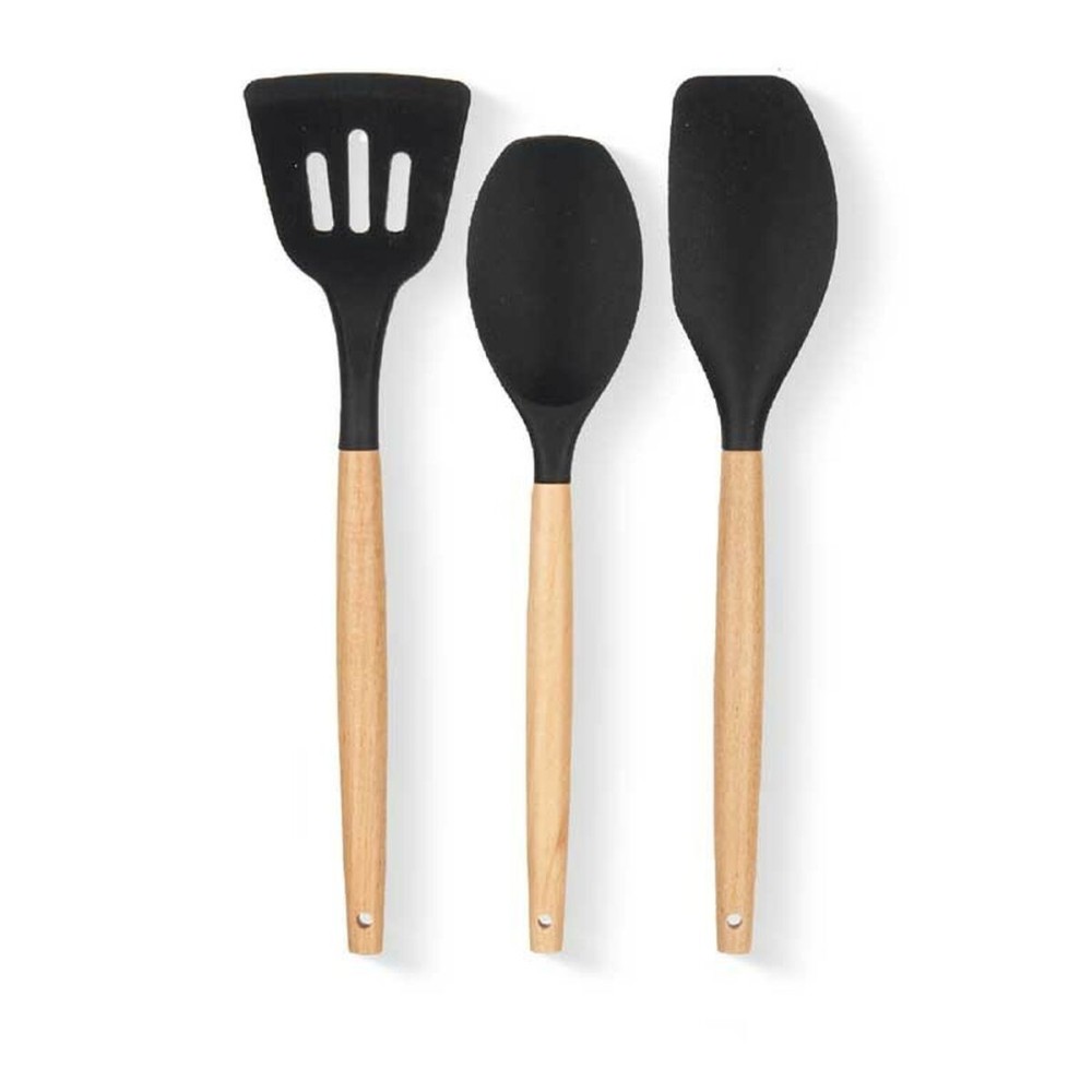 Kitchen Utensils Set Kinvara KT190069 Wood Silicone (6 Units)