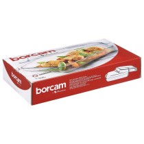 Plateau avec couvercle Pasabahce Borcam Transparent Verre Borosilicaté 1,9 L (4 Unités)