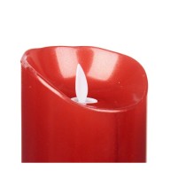 LED Candle Acorde L-Y8025-YBH-R Red 8 x 8 x 25 cm (12 Units)