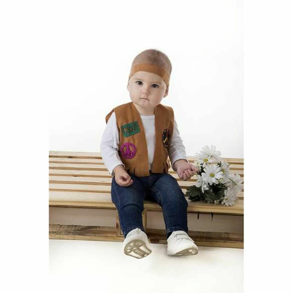 Costume for Children Hippie Brown (2 Pieces)